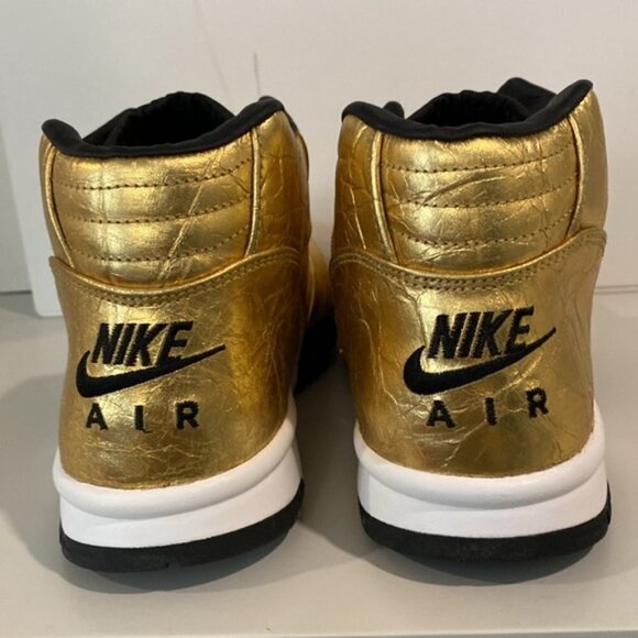 Nike Air Trainer 1 Premium Qs NFL Super Bowl 50 Metallic Gold 840169-700 sz - Picture 7 of 16